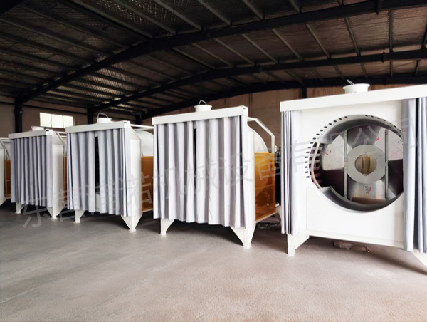 帶簾滾筒淋砂機